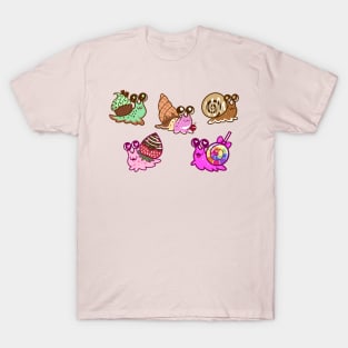 Cute Snail Friends T-Shirt